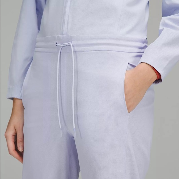 NWT Lululemon Ventlight Zippered Jumpsuit, Pastel Blue - Picture 3 of 8